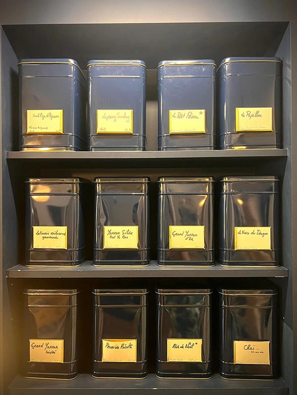 Thé en vrac boutique Brocéliande