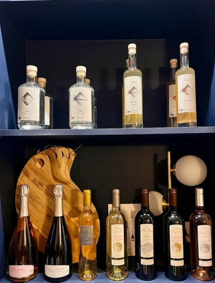 Bouteille de vin boutique Maison Morgane